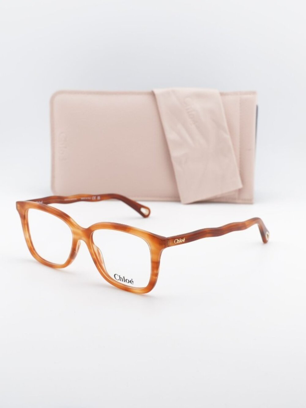 Chloe CH0090O 006 Square Eyeglasses 52mm - Havana